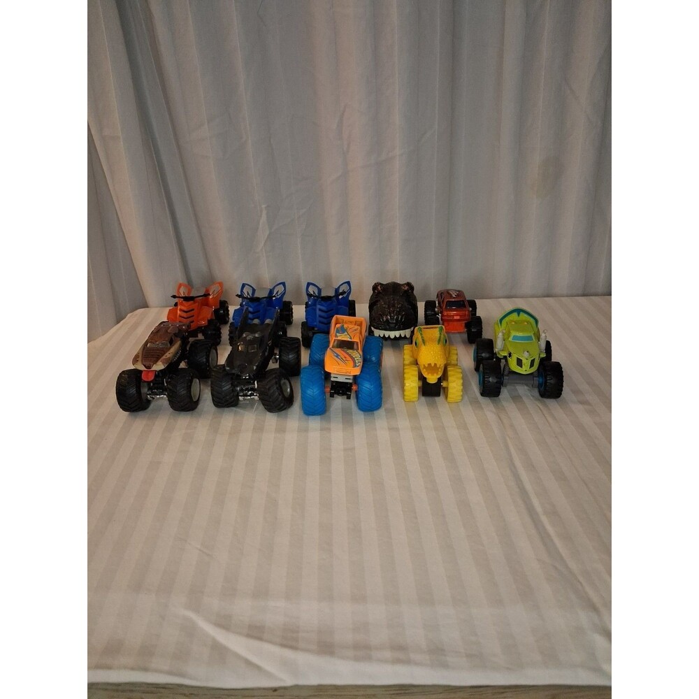 Lot Of 10 Monster Truck Toy Trucks